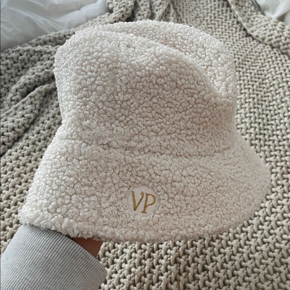 REVOLVE Cream Textured Bucket Hat